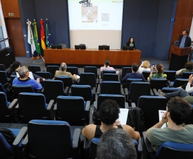 Encontro do Serviço Alemão de Intercâmbio Acadêmico com os ex-bolsistas do DF. 31/10/2025 Foto: Beto Monteiro/Ascom UnB